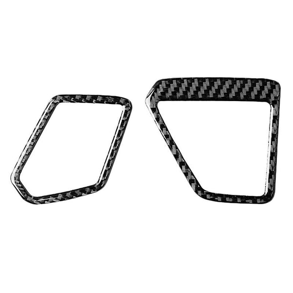 2PCS Carbon Fiber Air  Outlet Cover Trim Fit for BMW 3 Series G20