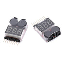 MagiDeal 1 8S LED Low Voltage Buzzer Lipo Voltage  For Aircraft