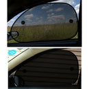 2 Pcs Car Window Sun Shade Visor Screen UV Protection Kids Rear Side Shield V9M5