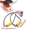 2Pcs H7 50W 6Î© FRD decoder car load resistor warning canceller decoder light`OZ