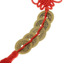 Qing Dynasty Red Chinese Knot Luck Coins Wealth Home Decor Ornament style 11