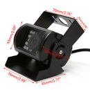 12-24V Bus Truck Trailer CCD LED IR Night Vision Rear View Reverse Camera