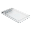 2.5 inch SATA HDD SSD Mobile Enclosure Transparent USB 3.1 Type-C Hard Drive Box