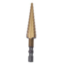 3-13MM TIN 1/4 HSS Hexagonal shank Step Drills