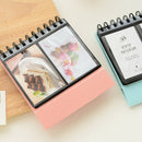 68-Pocket Desk Calendar Album for Fuji Instant Mini 8 9 70 50s Film Pink