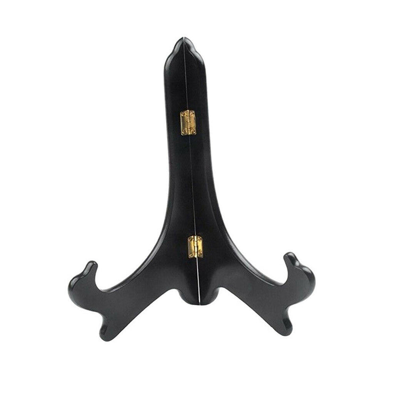 Wooden Folding Plate Bowl Dish Picture Teacake Holder Easel 4inch