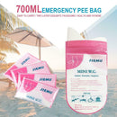 1pc 700ml Portable Car Emergency Urine Bag Vomit Bags Mini Unisex Urinal