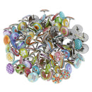 100Pcs cartoon map push pins for photos wall maps bulletin boardJA&M