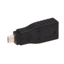 2pcs USB 2.0 Female to Mini Male + USB Female to Micro USB Male Adapter Con