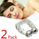 2x Magnetic Clipple Silicone Anti-Snore Stop Snoring Nose Clip For Sleeping Aid