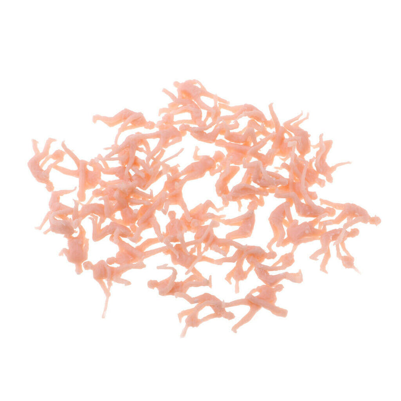 48pcs Figures Of People Figures Painted For HO Scene - Scale Of 1:87