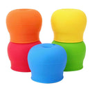 Stretchable Leakproof Silicone Lids Creative Kids Baby Drinking Cup Cover