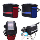2Pcs Bicycle Handlebar Bag Bike Front Bag Basket Outdoor Riding Storage Pack
