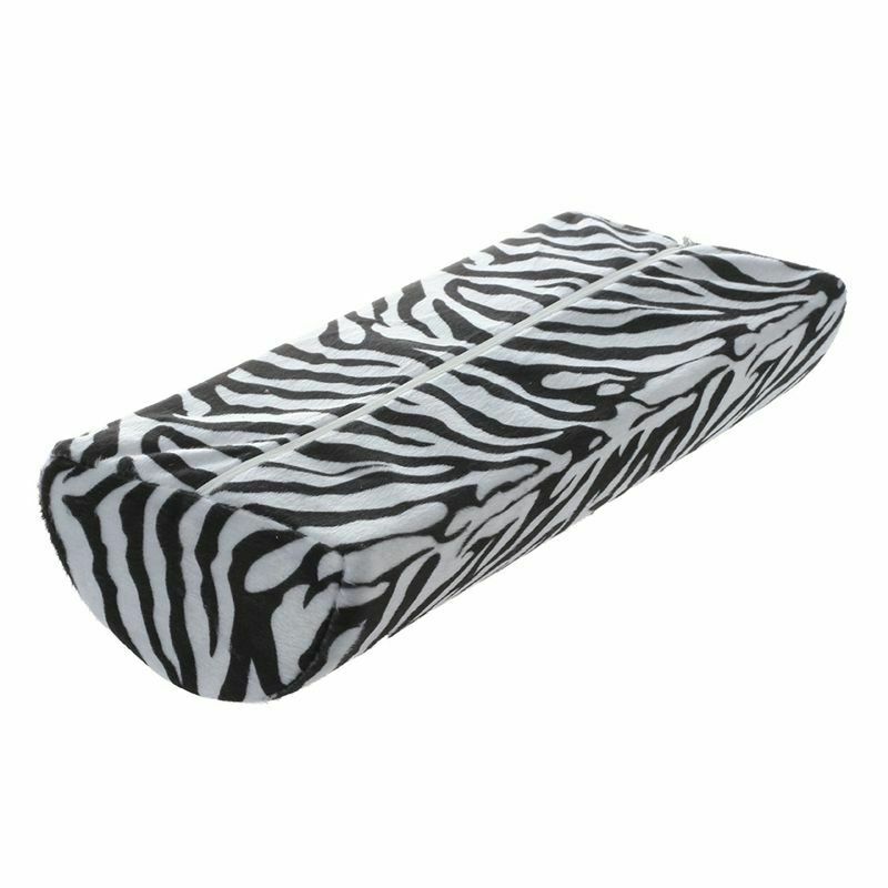 Black With White Zebra Stripe Hand Rest Soft Cushion Pillow Nail Art Design X7F1
