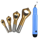 Countersink Bit Set, 1 Piece Manual Sanding Tool Set, 4 Pieces Of Titanium