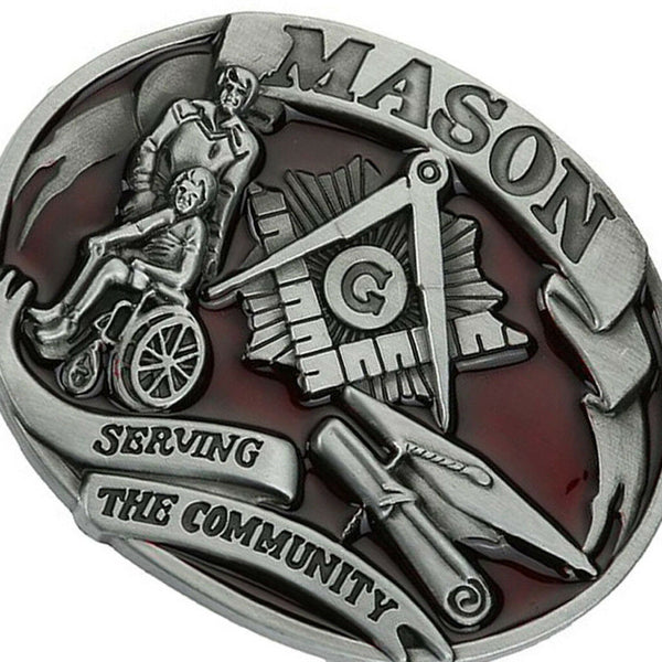 Men's Gift US American Nation Country Mason Belt Buckle USA Freemason Buckle