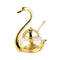 Aluminum alloy Condiment Pot Seasoning Container Spice Glass Jar Salt Sugar G7M8