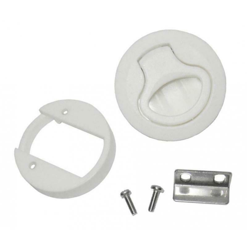 3 Set 2 inch/ 50mm Flush Pull Hatch Slam Latch for RV Boat Deck Nylon