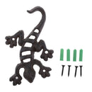 Creative Gifts Iron Gecko Hanger Hook Decoration Garden Yard Lawn Wall Art