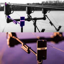 Metal Carp Fishing Bite Alarm Hanger 7 Color Led Illuminated Bite Indicator