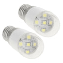 2Pcs Alloy Sewing Machine Light Bulb LED Lamps White for Household 220V 0.7W