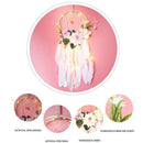 Dream Catcher Handmade DIY Decorative Pendant Flower Dream Catcher Wall Han