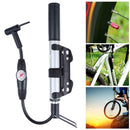 Bicycle Pump With Gauge High Pressure Hand Mini Pump Hose Air Inflator