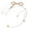 Professional Ear Hook Wired Headworn Condenser Microphone 3Pin Skin Color