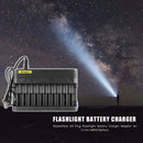 Skywolfeye US Plug Battery Charger Adapter for Li-ion 18650 16340 14500 Battery