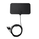 Flat 1080P TV Amplified Indoor Digital Antenna 50Miles Range Signal Booster A