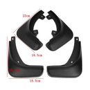 4Pcs Car Front And Rear Splash Guard Fenders For Skoda Superb Ii 2008-2015 M3Z2