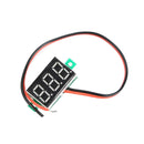 10x V20D 3-Cable 0.36 inch 3-Digit LED Red Light DC0-100V Digital Voltmeter