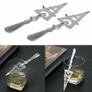 304 Stainless Steel Absinthe Spoon Cocktail Bar Utensils Wormwood Bitter  ftdd