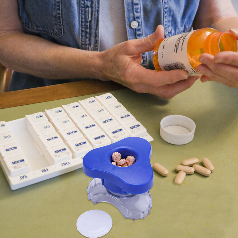 Pill Pulverizer Tablet Grinder Pill Crusher Cutter Baby Medicine Storage Holder