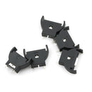 5x CR2032/CR2025 Half-Round Battery Coin Button Cell Socket Holder Case Black JR