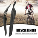 2pcs Bicycle Splash Fender Guard Plastic Cycling Bike Rear Front Mudguard
