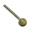 6x Round Head Diamond Mounted Points Grinding Bits 60mm Length 46 Grit 10/12mm