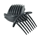 10 Pieces Plastic Side Hair Comb Pin Clip Accessories for Women Ladies Black