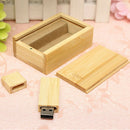Wooden USB 2.0 Flash Drive Pen Drive U Disk Memory Sticks Thumb 4GB Gift