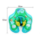Cartoon Baby Swimming Ring Anti Rollover Portable Pool Float Swim Protector