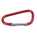 Red Carabiner Water Bottle Holder Camping Hiking with Compass