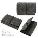 Voground Laptop Sleeve Compatible 13 Inch Macbook Air,Wool Felt Material Br