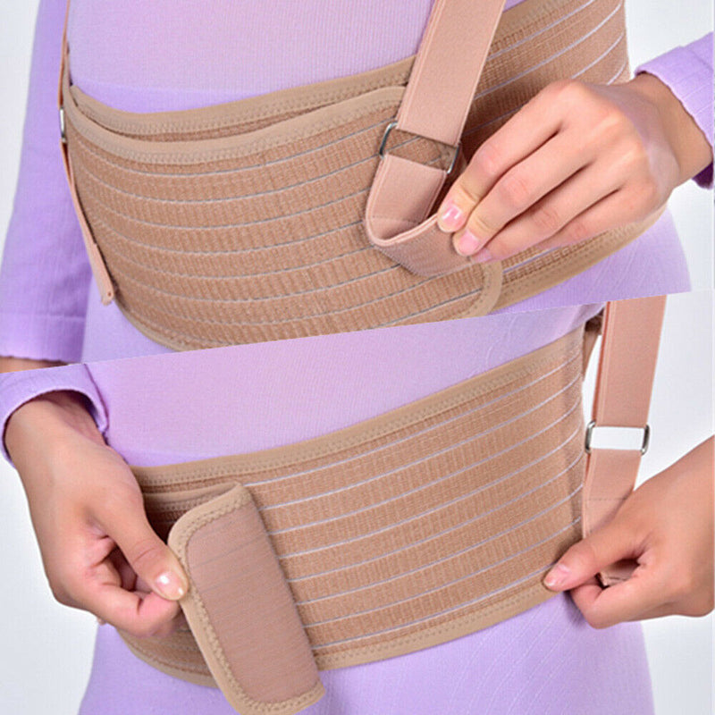 Maternity Belt Shoulder Strap Abdomen Support Pregnant Belly Band Tummy Bandage
