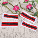 4pcs Christmas Belt Buckle Napkin Ring Tableware Dinner Santa Claus Cover