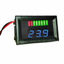 12V ACID Lead Battery Capacity Indicator Charge Level LED Tester Blue Voltm O6O4