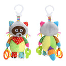 Baby Kids Plush Toys Teether Educational Hanging Musical Toys (Raccoon)
