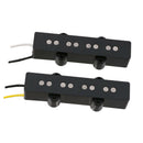 Alnico Bass Humbucker Double Coil Pickup Black for Bass Guitar, Easy to Install