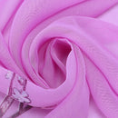 Women Lady Flower Printed Soft Chiffon Scarf Stole Scrawl Wrap (One Size, P N1D1