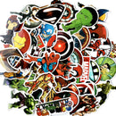 50Pcs/Lot Anime FOR Super Hero Stickers For Car Laptop Skateboard Pad