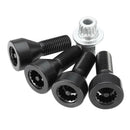 Car Wheel Lock Set Black Lug Bolts For Bmw 1/3/5/6 Series 128I 135I 318I 32